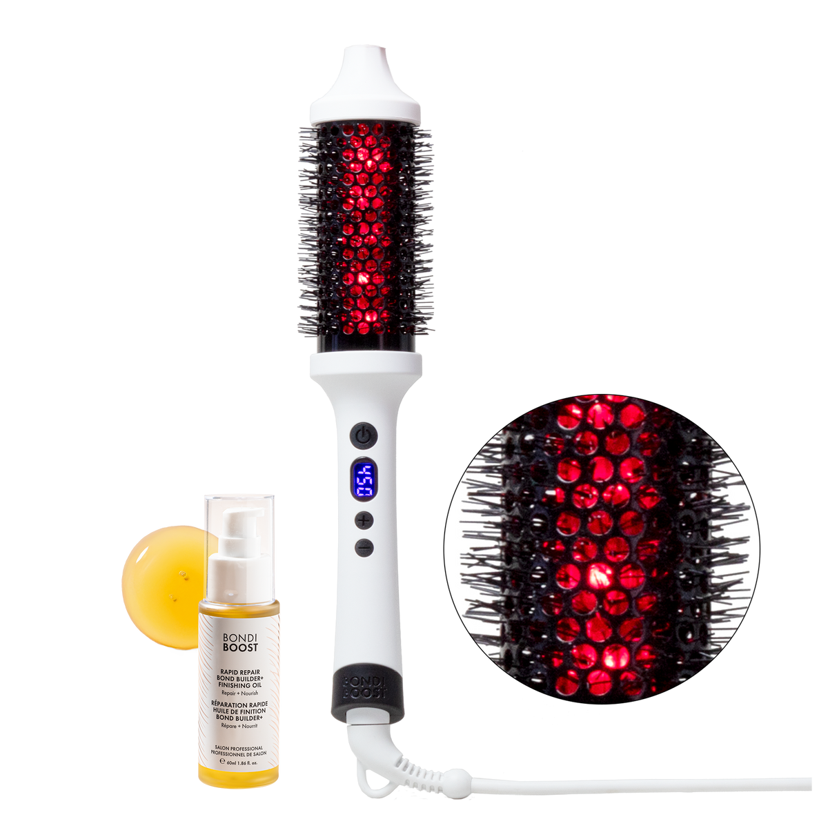 INFRARED THERMAL BOUNCE BRUSH & BOND BUILDER+ FINISHING OIL DUO